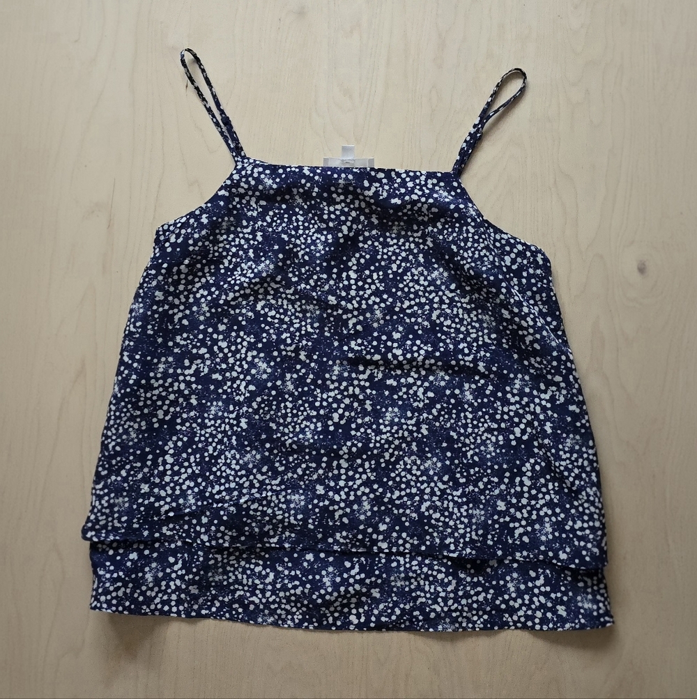 Olive+Oak Blue And White Tank